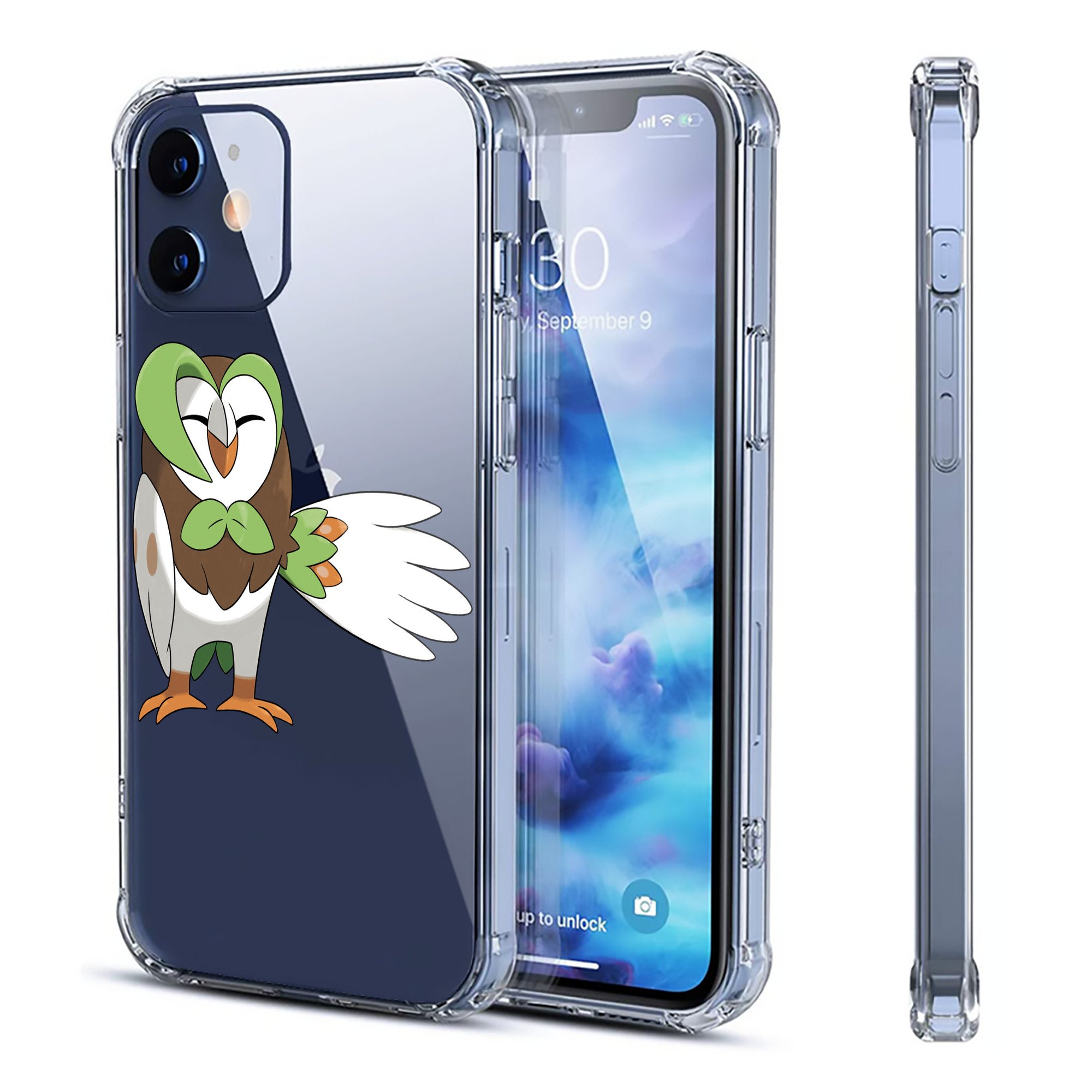 （画像用） ポケットモンスター Pokémon 【iPhone 12シリーズ対応】透明スマホケース（クリアソフトケース）